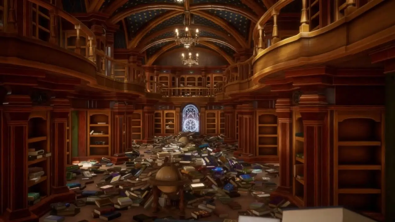 Librarian Tidy Up The Arcane Library