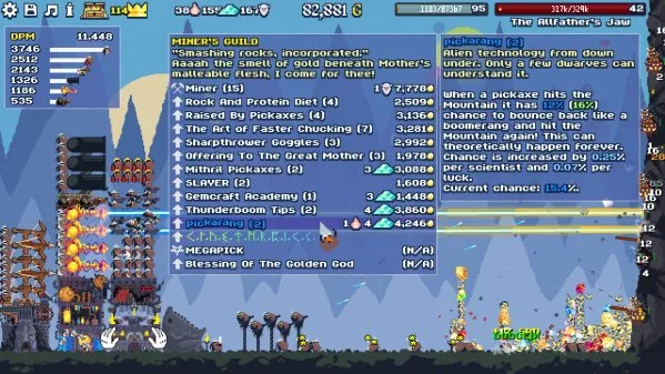 Dwarf Eats Mountain Screenshot 2